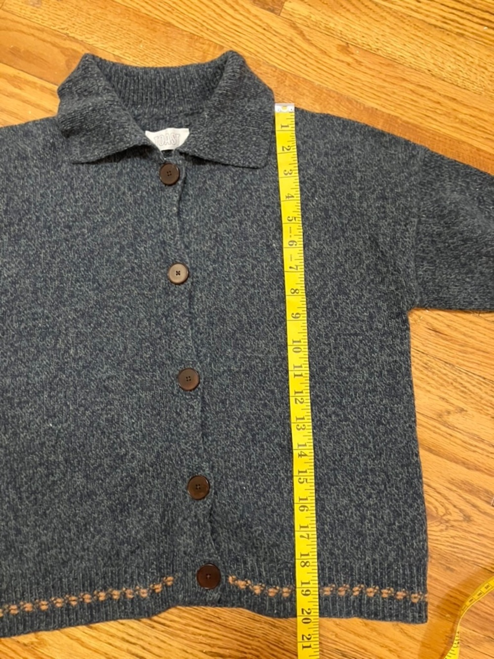 Toast wool cotton cardigan - Picture 5 of 5